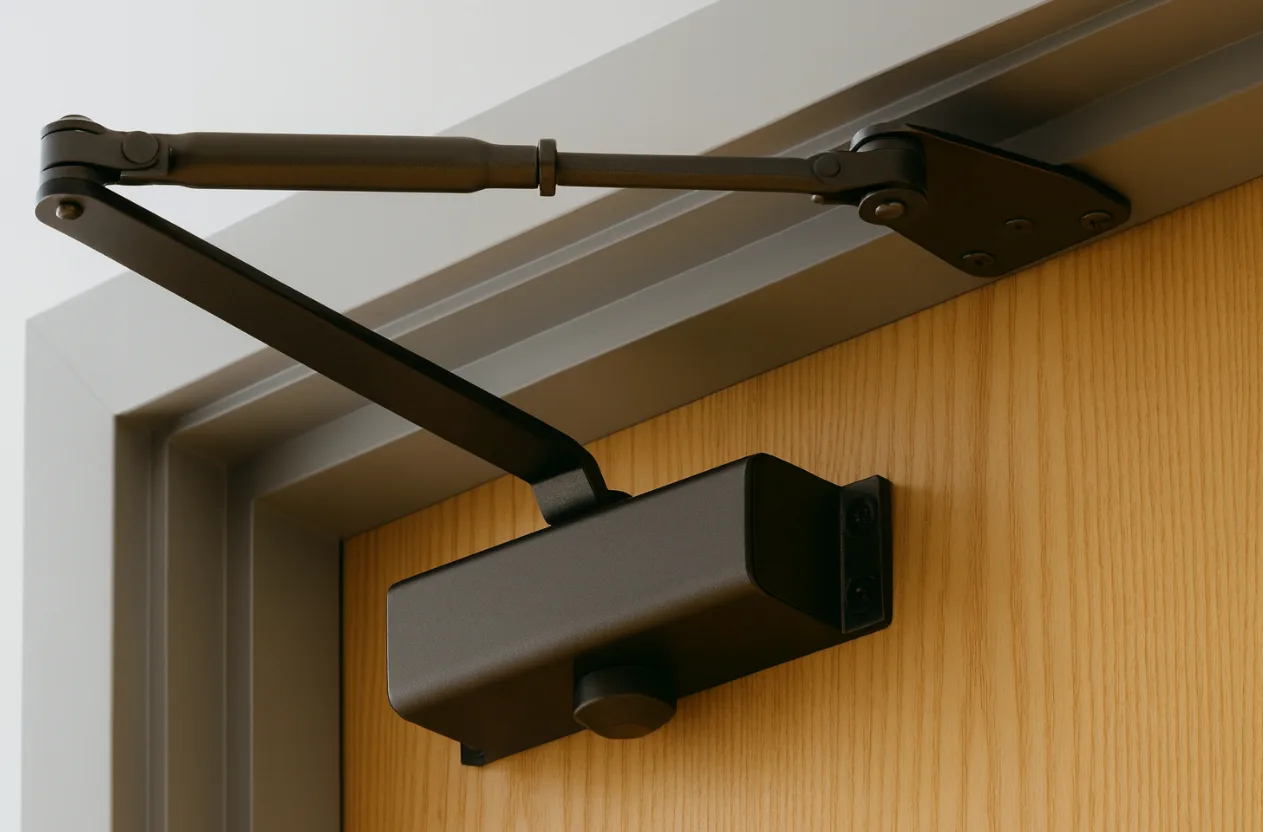 LCN commercial door closer installation