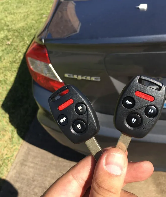 Honda key cutting and programming service